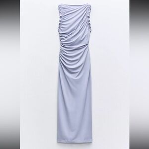 Zara Ruched Midi Dress